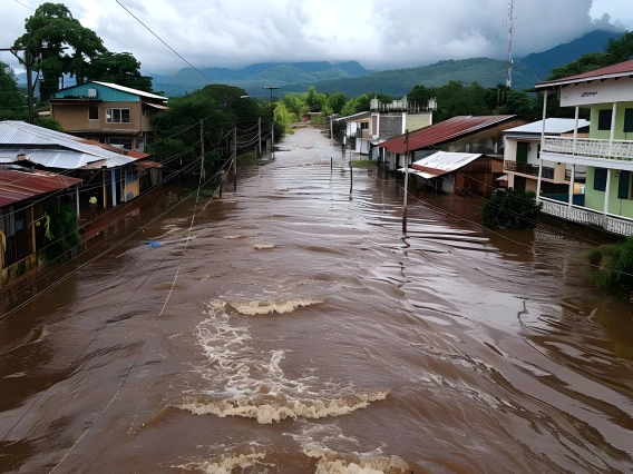 Damage from Flooded Streets