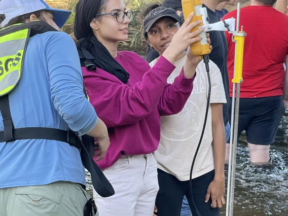 Students in Field Hydrology