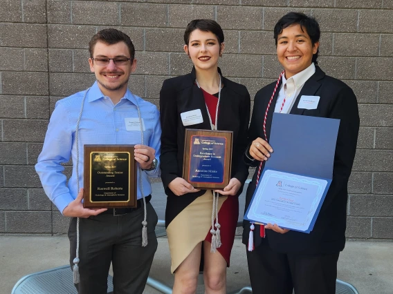 College of Science Outstanding Student Awards Spring 2025