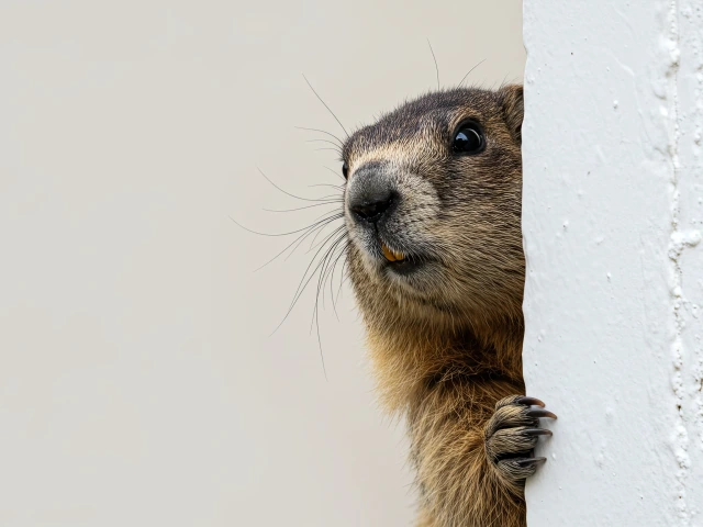 Curious Marmot Pay Attention