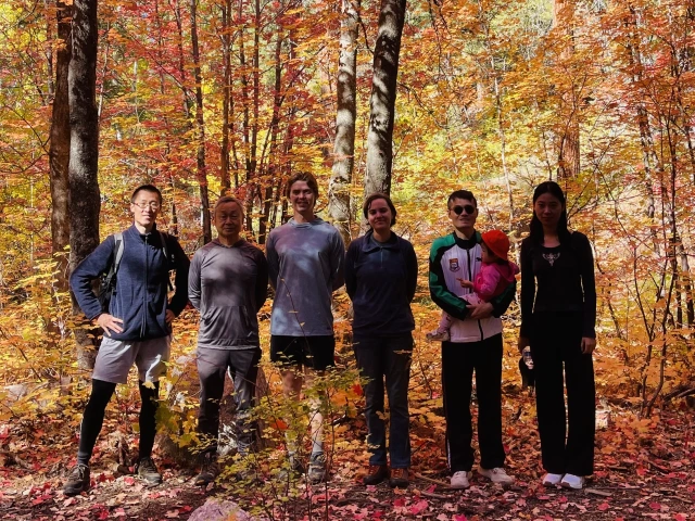 Zeng Research Group Nov 2025 Enjoy the Fall Scenery on Mount Lemmon