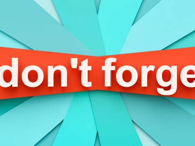 Dont Forget Image