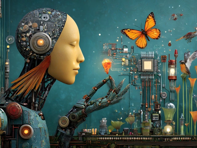 Image Blending Art and Science Technology