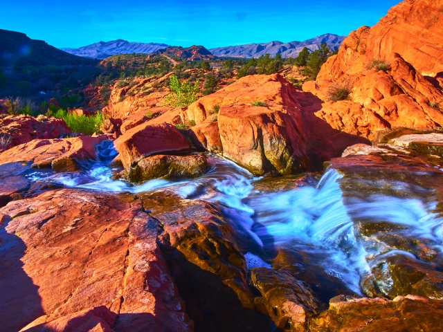 Streamflow Red Rocks Utah