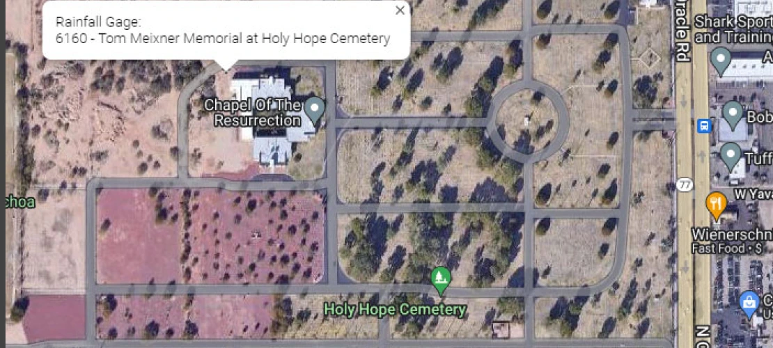 Thomas Meixner Memorial ALERT Station Location Map