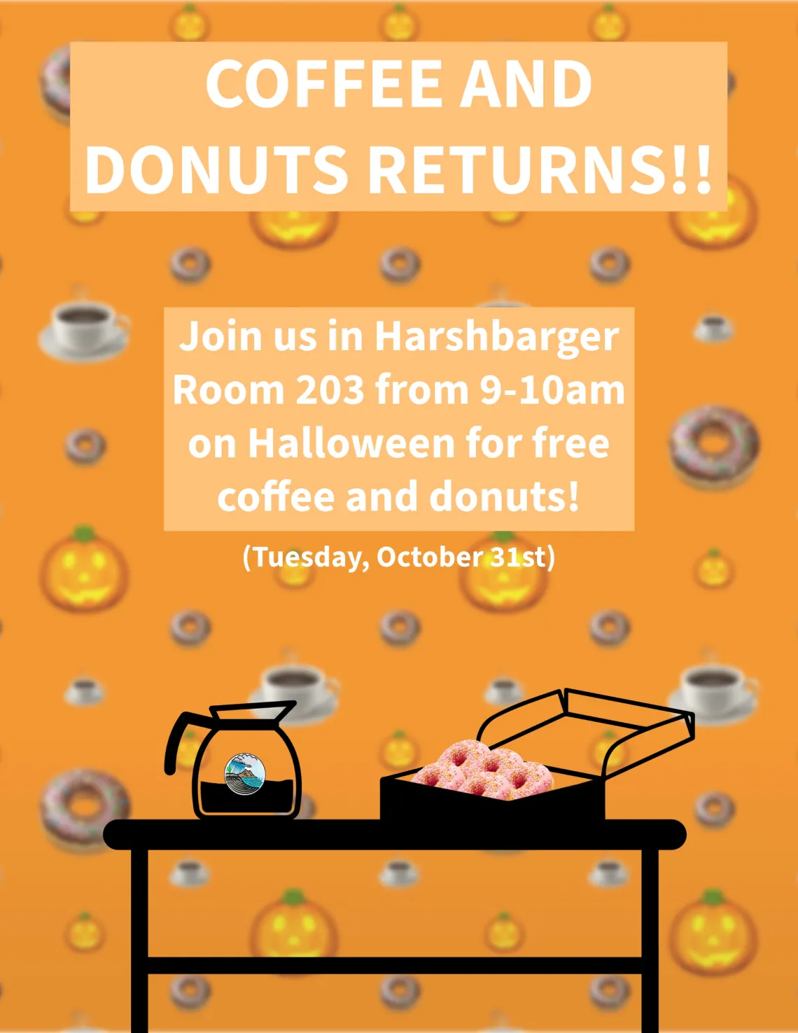 Coffee and Donuts Oct 31