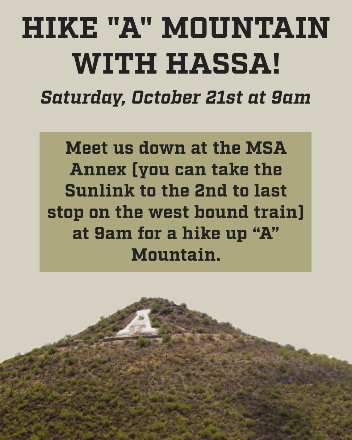 HASSA Hike at A Mountain