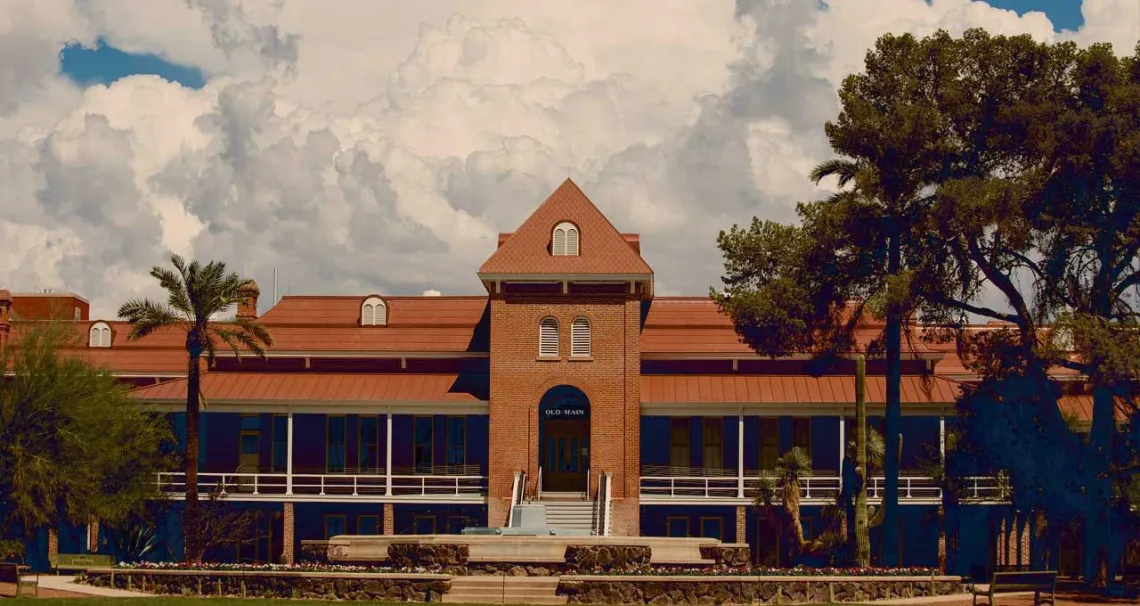 Old Main Building on the University of Arizona Campus