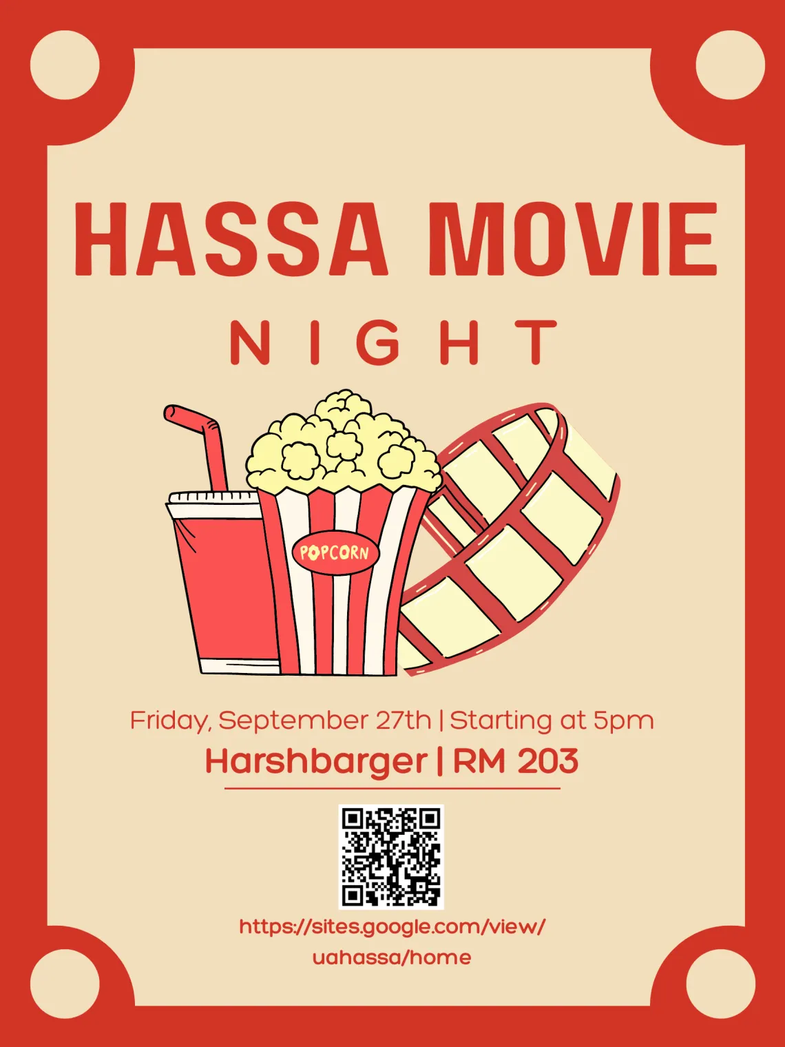 HASSA Movie Night 27 Sept 2024