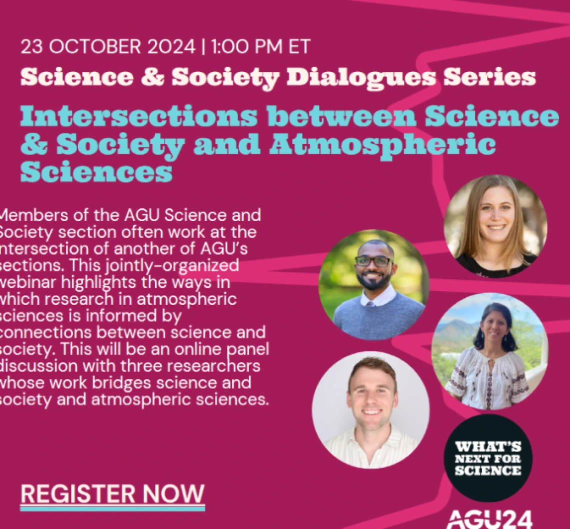 AGU Science and Society Online Panel 23 Oct 2024