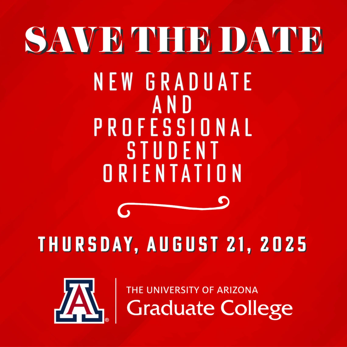 Graduate College New Student Orientation Aug 2025