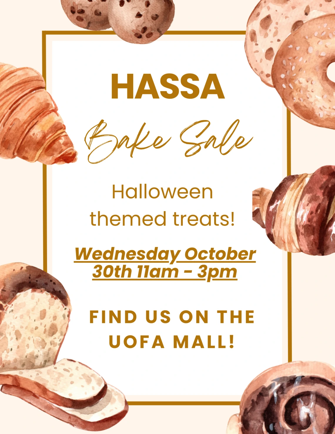 HASSA Bake Sale 30 Oct 2024