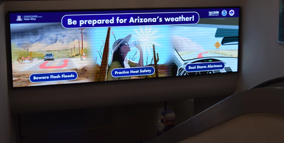 Water Whys Safety Messaging Project at Tucson Airport