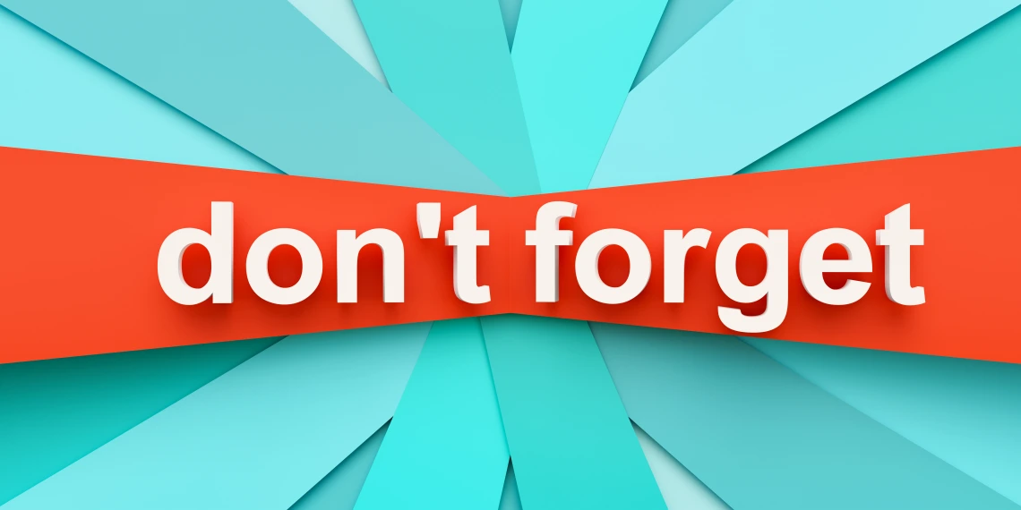 Dont Forget Image