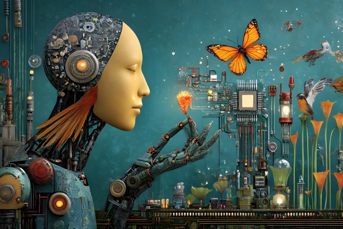 Image Blending Art and Science Technology