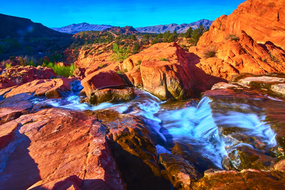 Streamflow Red Rocks Utah
