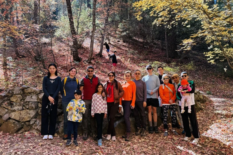 Zeng Research Group Nov 2025 with HAS Professor Ali Behrangi Family and Friends