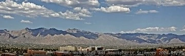 Clouds Forming Over the Catalinas in Tucson from the Catalina Sky Cam