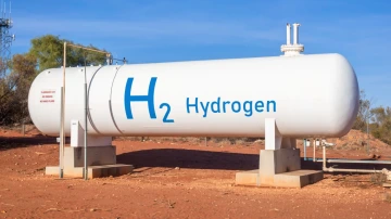 Molecular Hydrogen H2 in White Tank