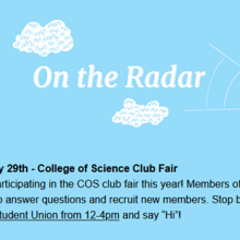 HASSA at College of Science Club Fair Jan 2024