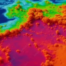 Heatmap image infrared thermography