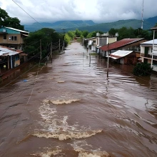 Damage from Flooded Streets