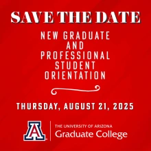 Graduate College New Student Orientation Aug 2025