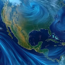 Pacific atmospheric circulation