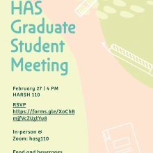 HAS Graduate Student Meeting Feb 2025