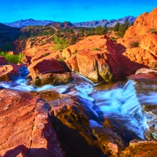 Streamflow Red Rocks Utah