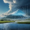 Image Representing the Water Cycle in Hydrology and Atmospheric Sciences
