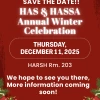 2025 Holiday Potluck Save the Date